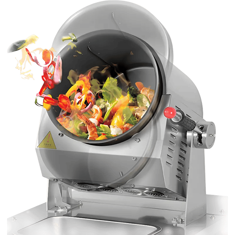 auto stir fry machine