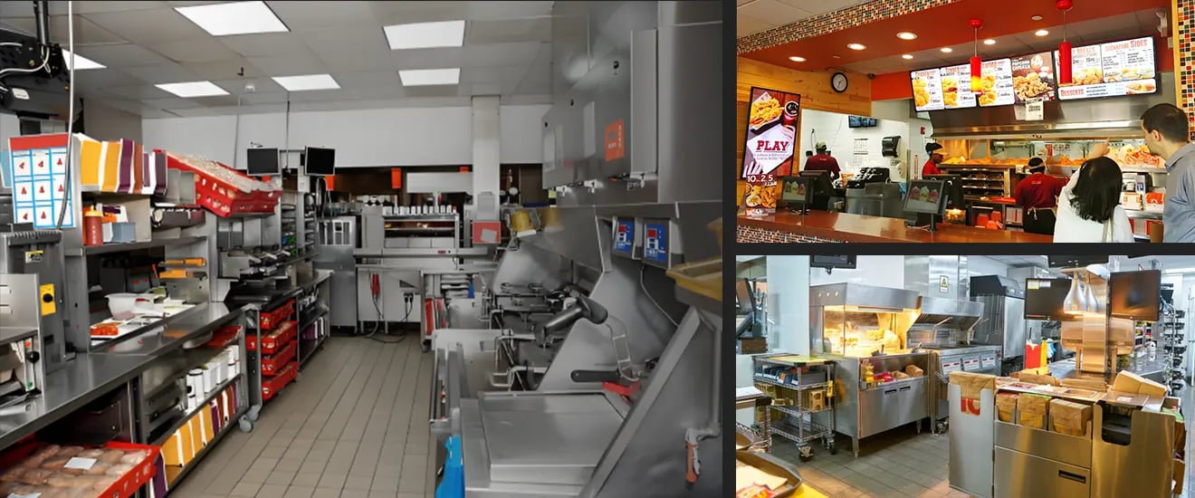 fast food restaurant equipment